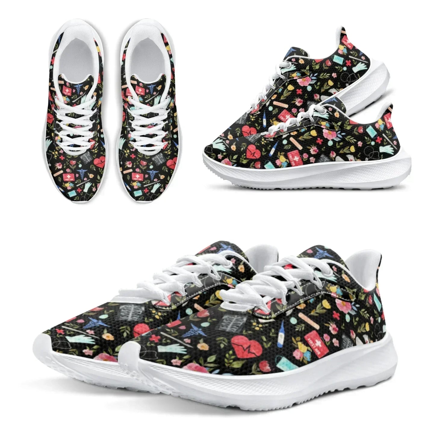 Medical Print Running Shoes