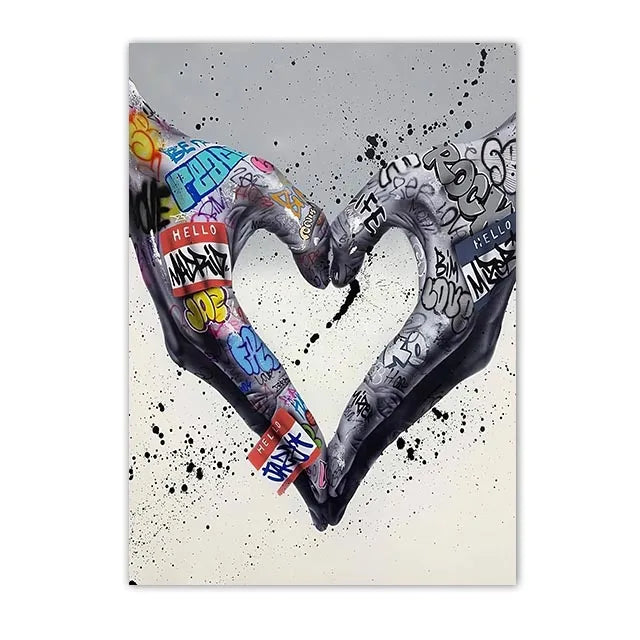 Pop Graffiti Canvas Print