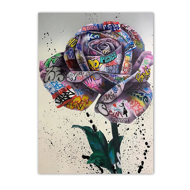 Pop Graffiti Canvas Print