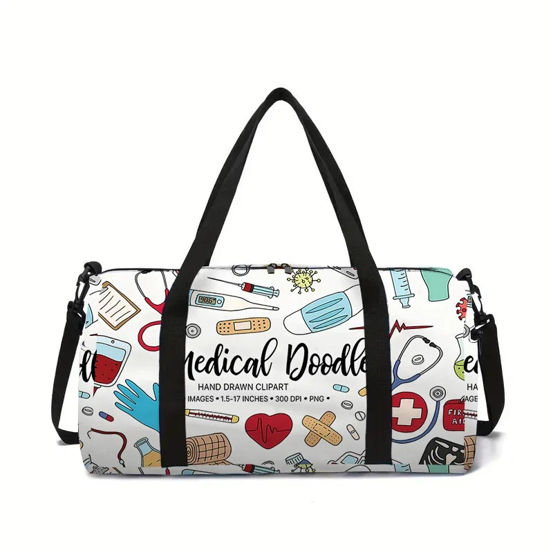 Medical Doodle Kids Duffel