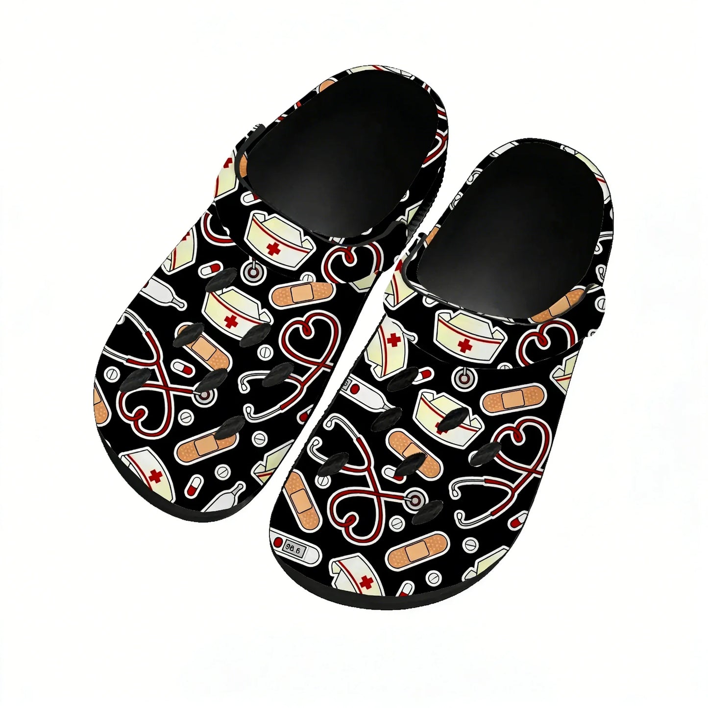 Medical Print Water Clogs