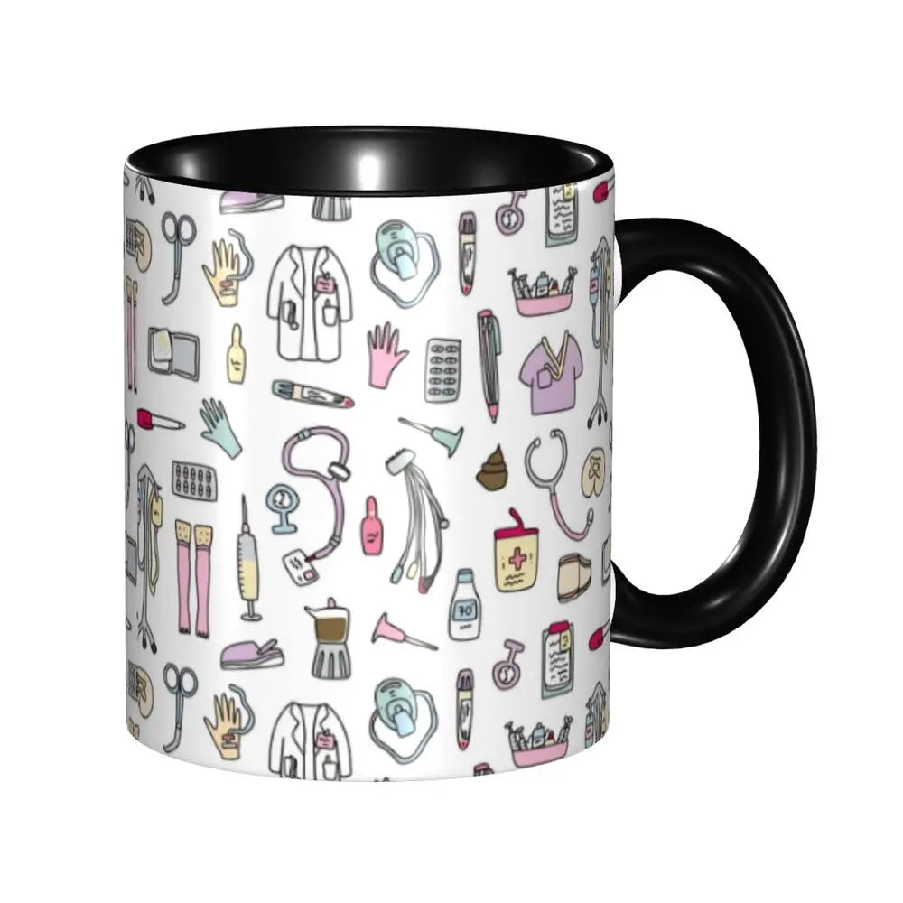 Pink Nurse Coffee Mug
