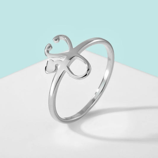 Dainty Stethoscope Ring
