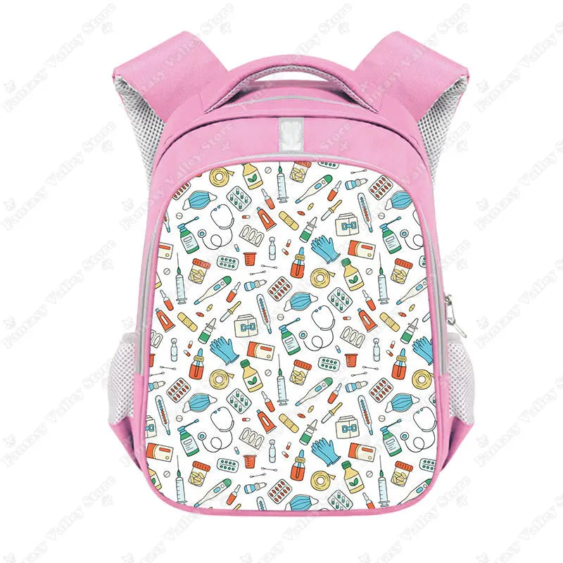 ECG Print School Backpack