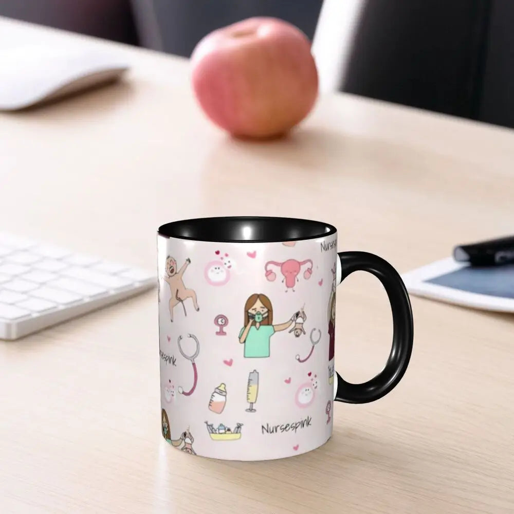 Pink Nurse Coffee Mug