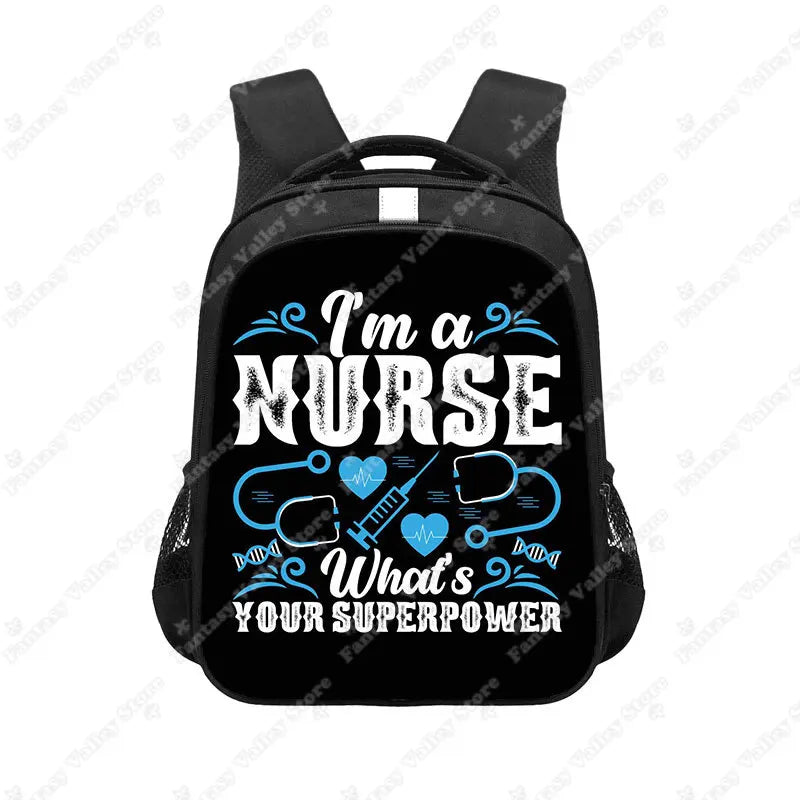ECG Print School Backpack