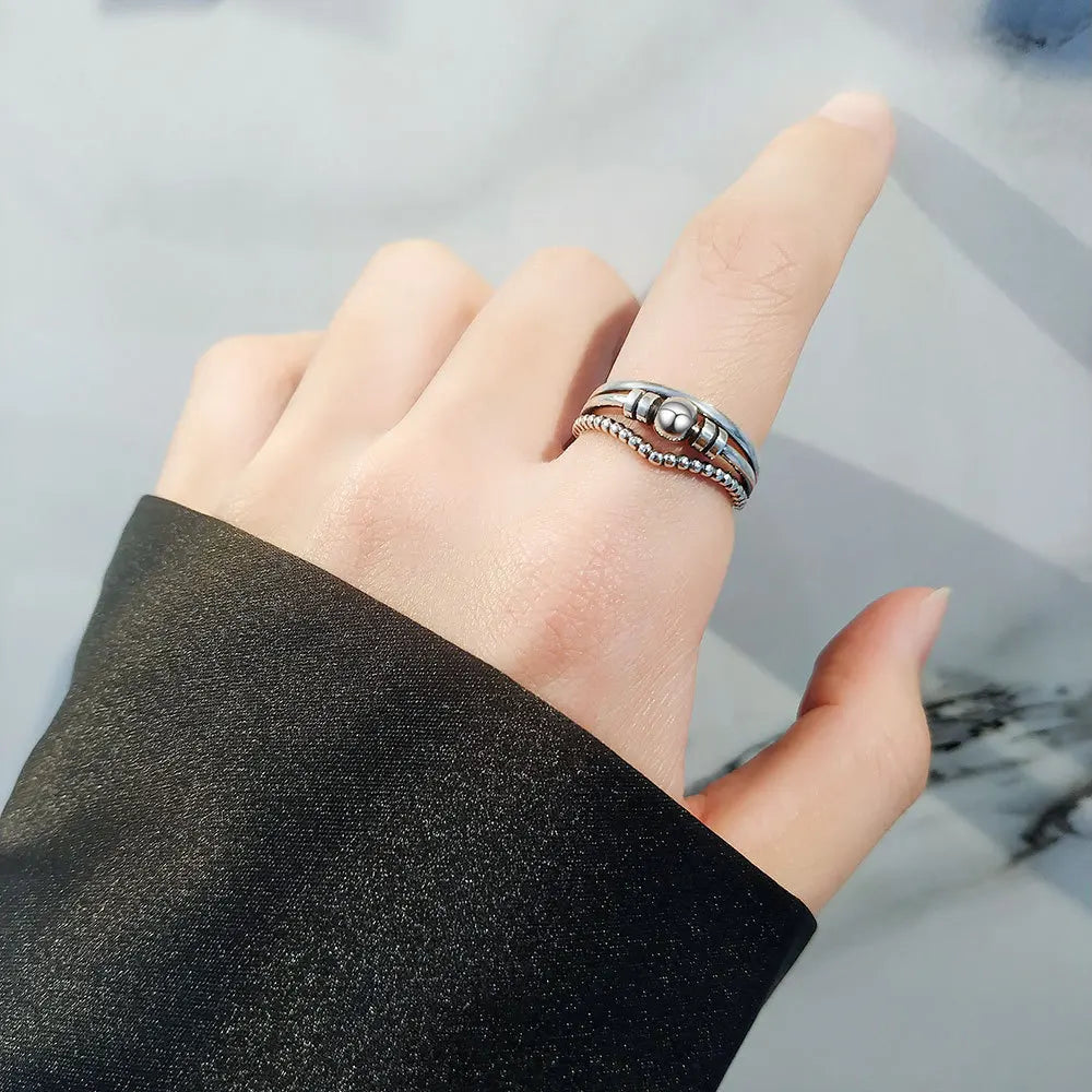 Anti-Stress Spinning Knuckle Ring