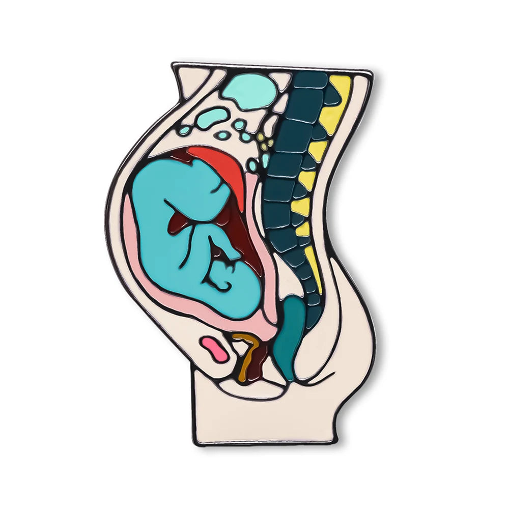 Newborn Obstetrics Brooch Pin