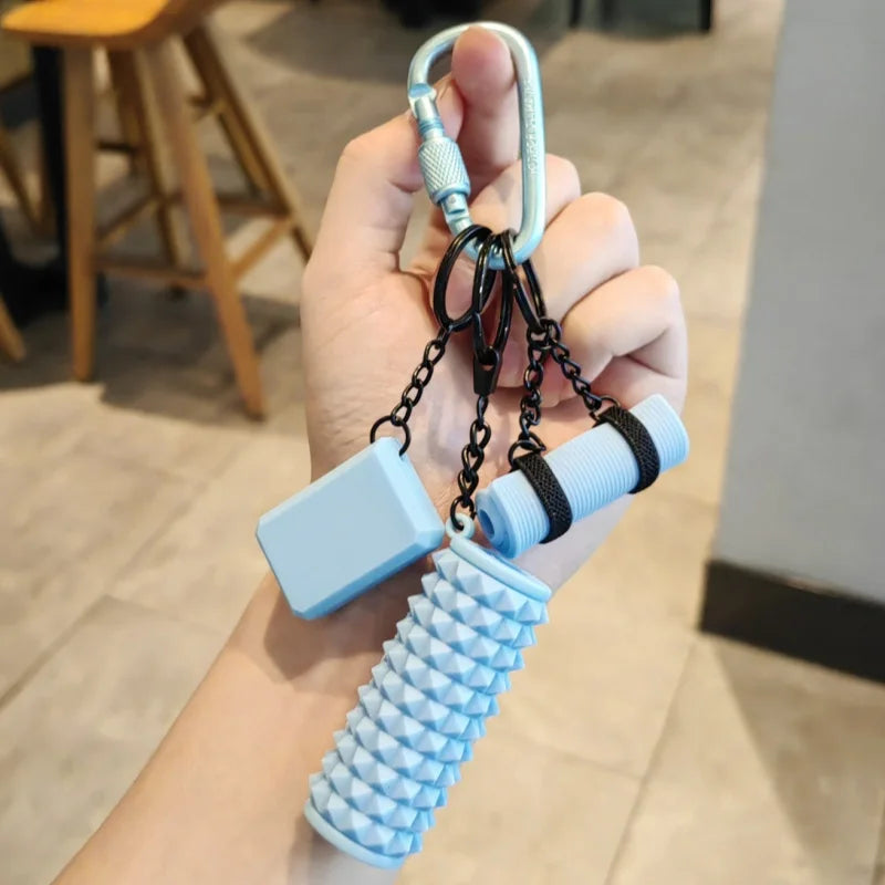 Mini Yoga Mat Keyring