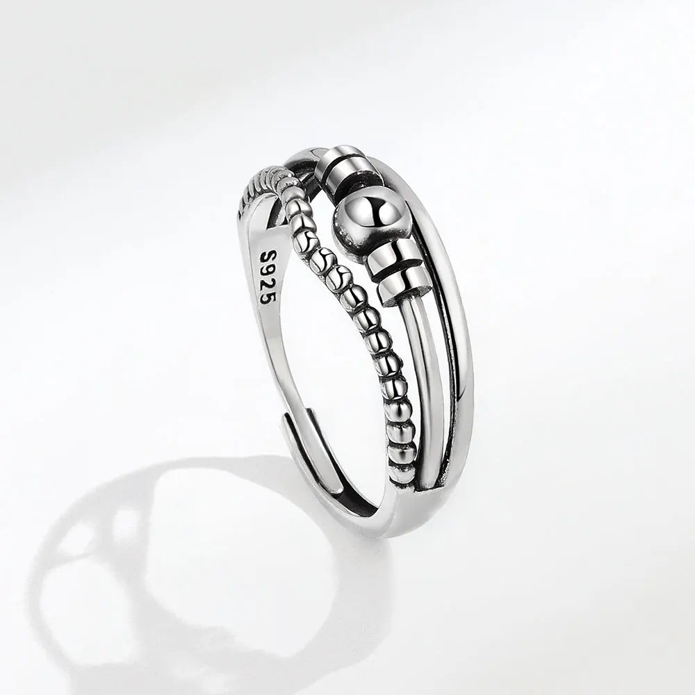 Anti-Stress Spinning Knuckle Ring