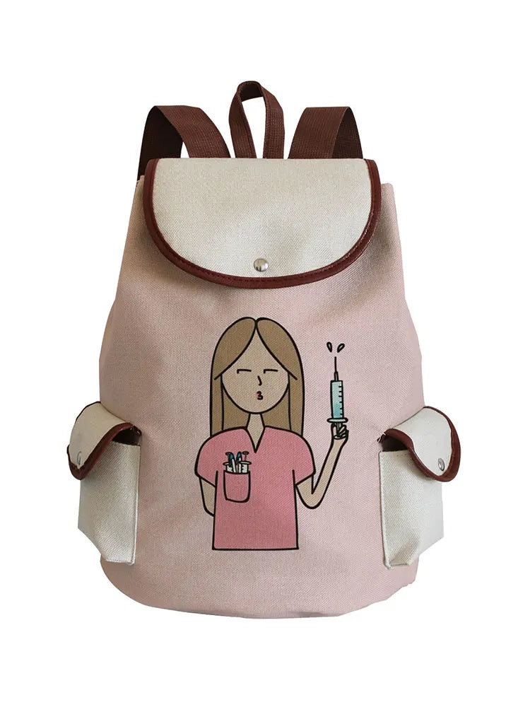 Nurse Print Laptop Backpack