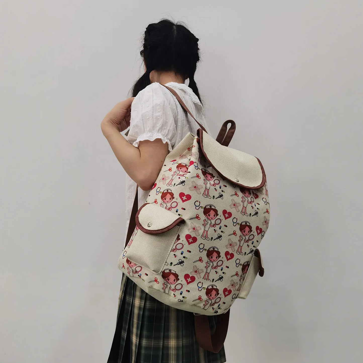 Nurse Print Laptop Backpack