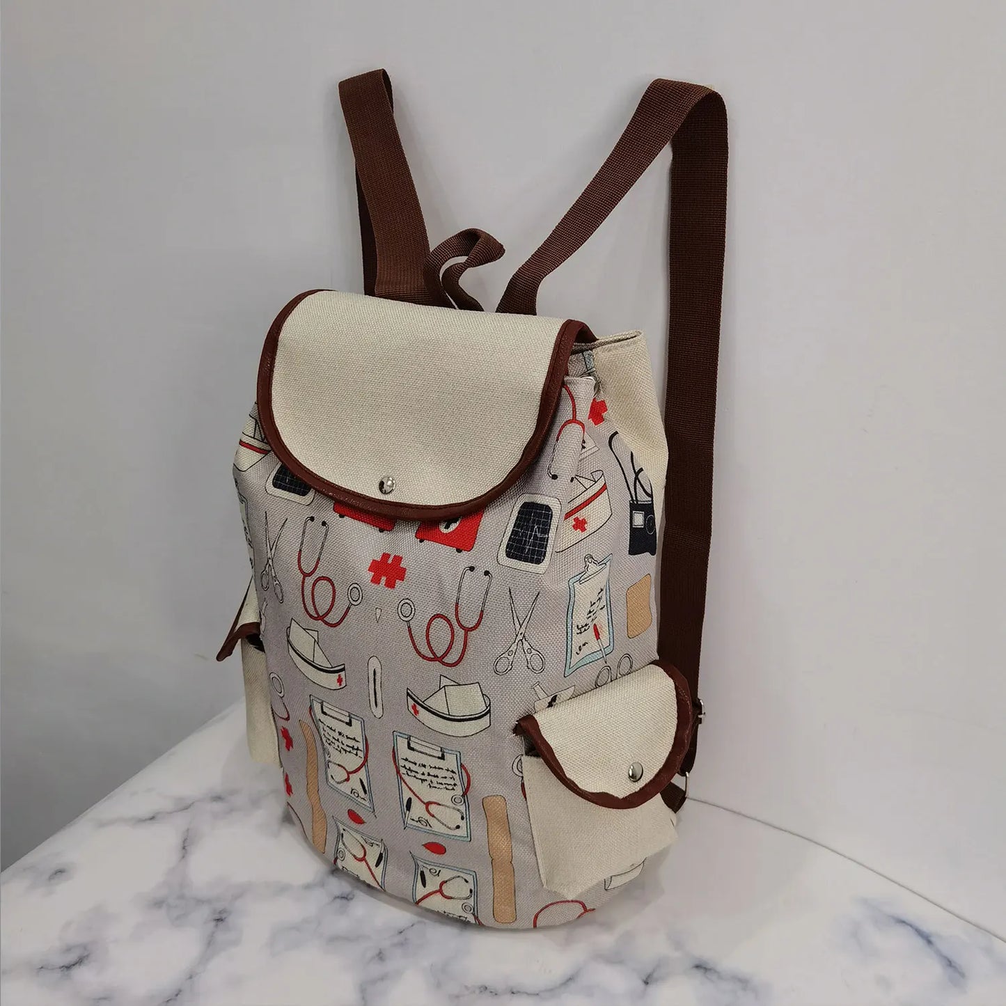 Nurse Print Laptop Backpack