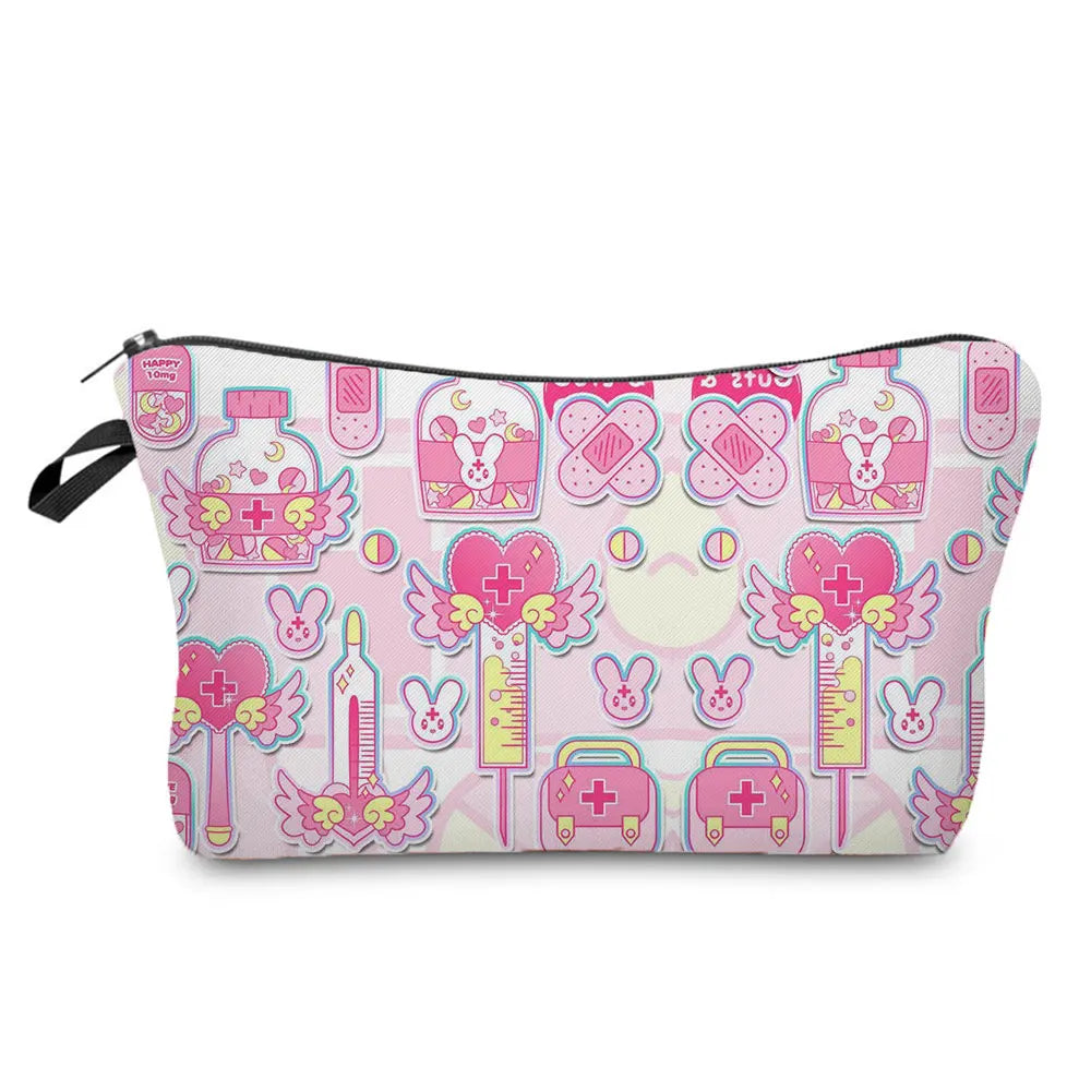 ECG Print Cosmetic Bag