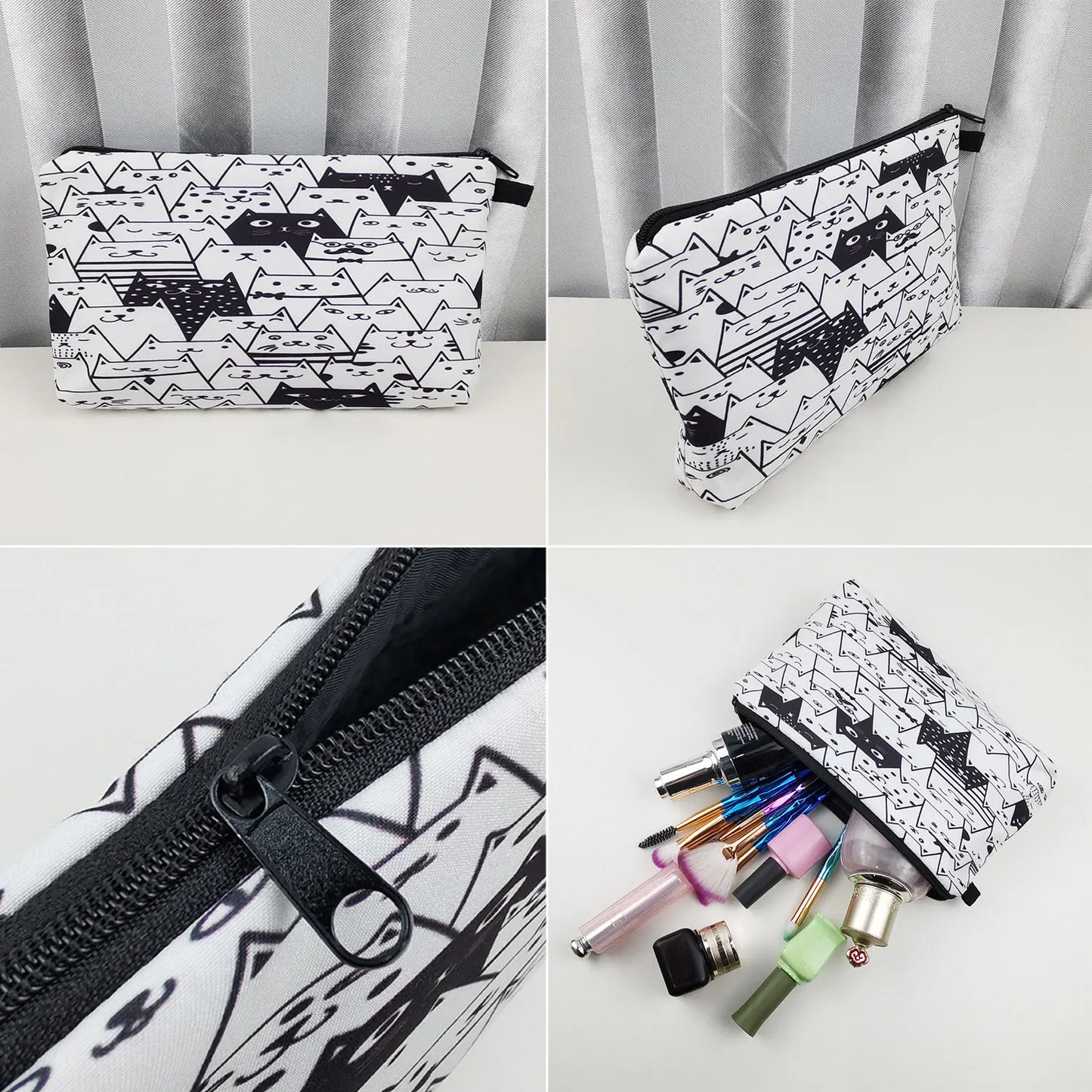 ECG Print Cosmetic Bag