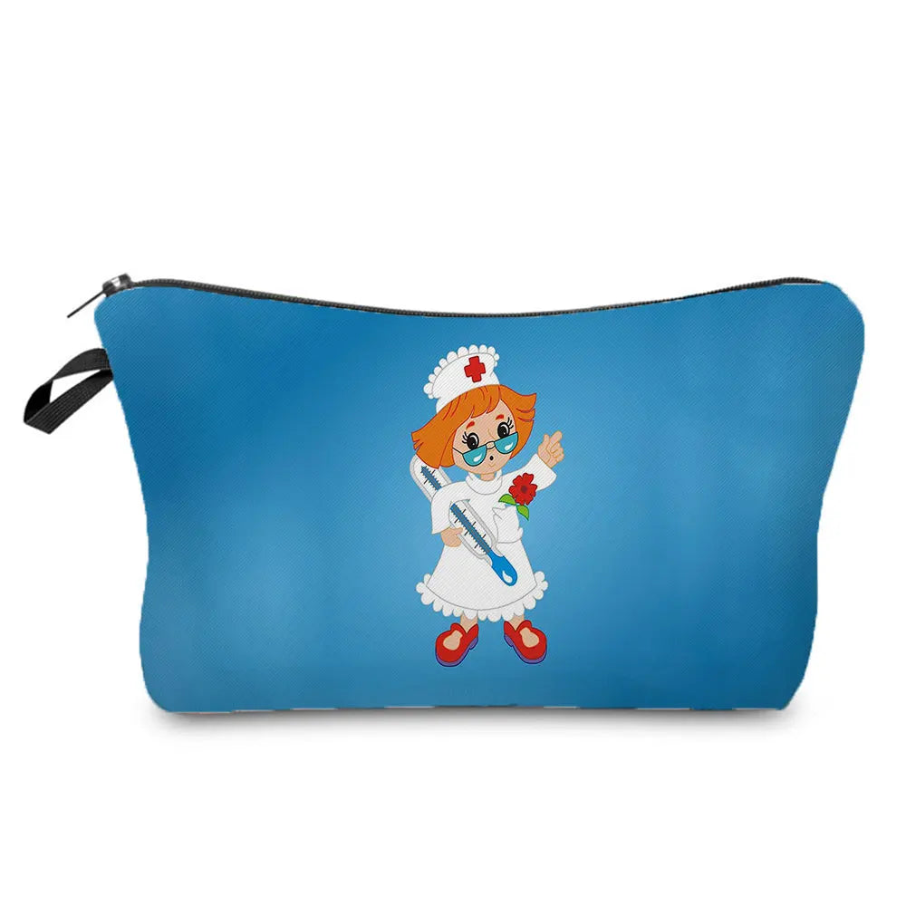 ECG Print Cosmetic Bag