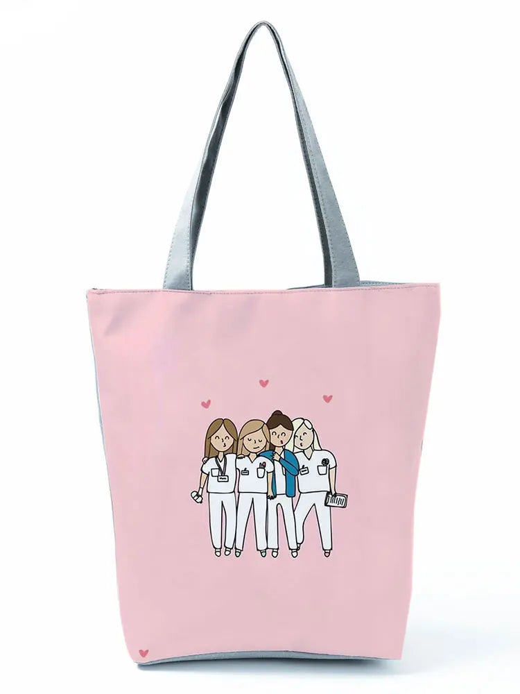 Foldable Nurse Shopping Bag