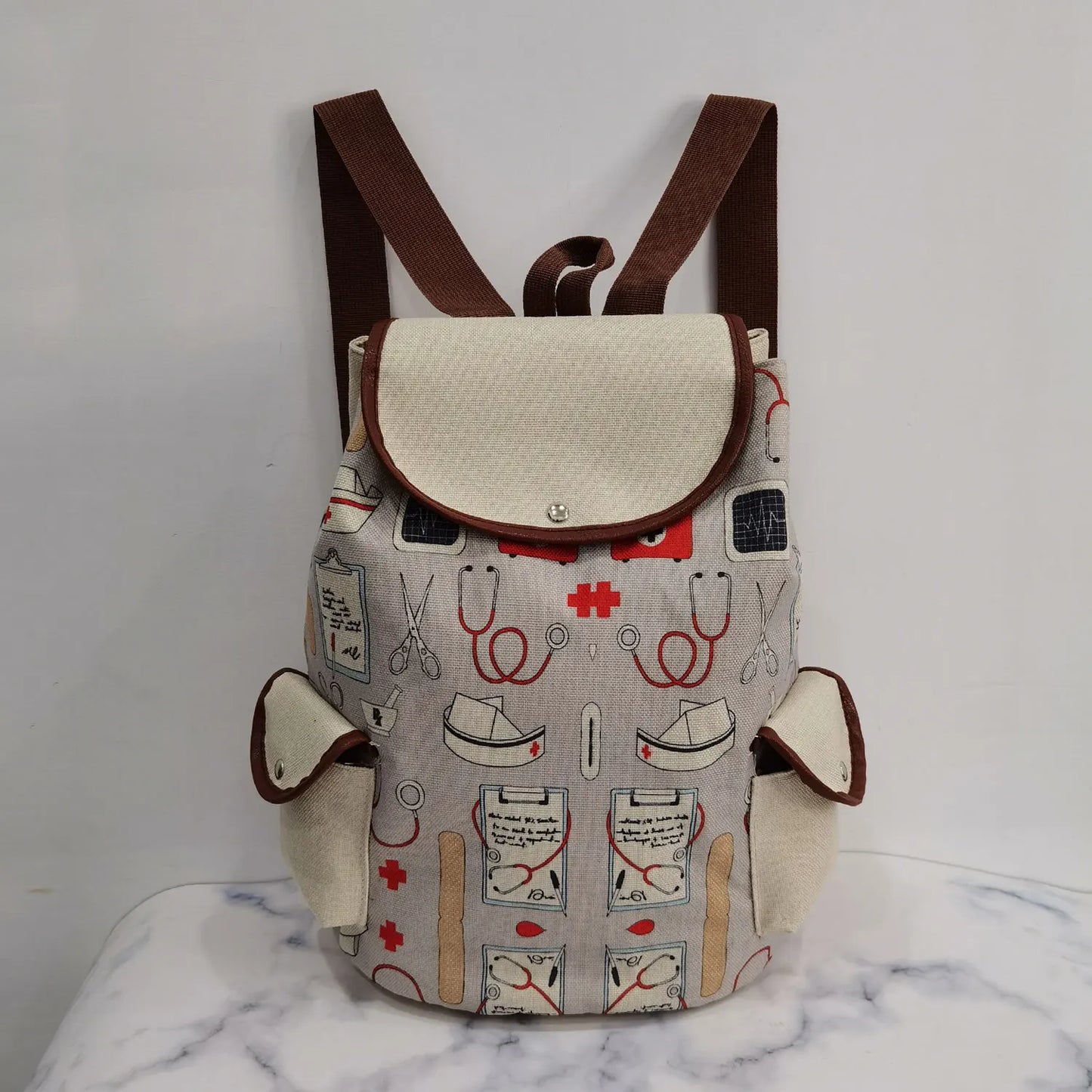 Nurse Print Laptop Backpack