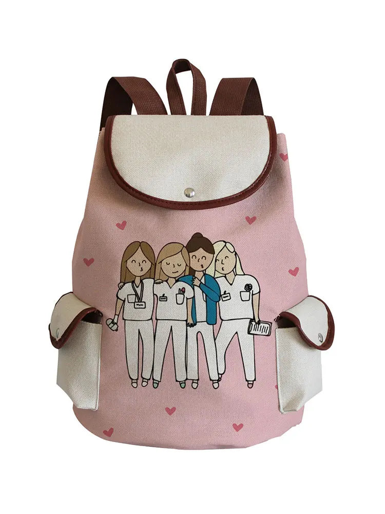 Nurse Print Laptop Backpack
