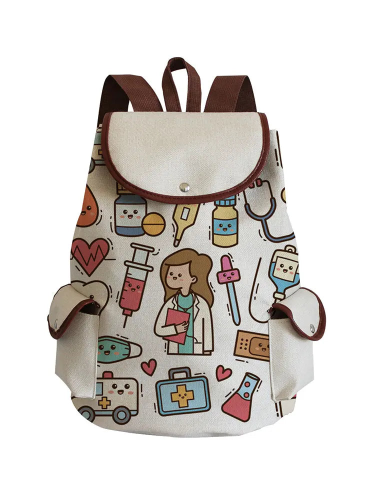 Nurse Print Laptop Backpack