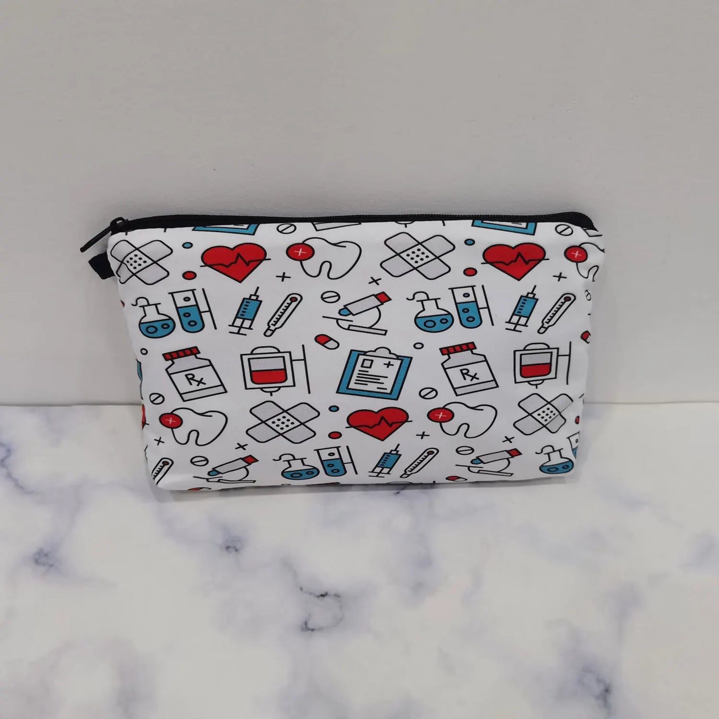 ECG Print Cosmetic Bag