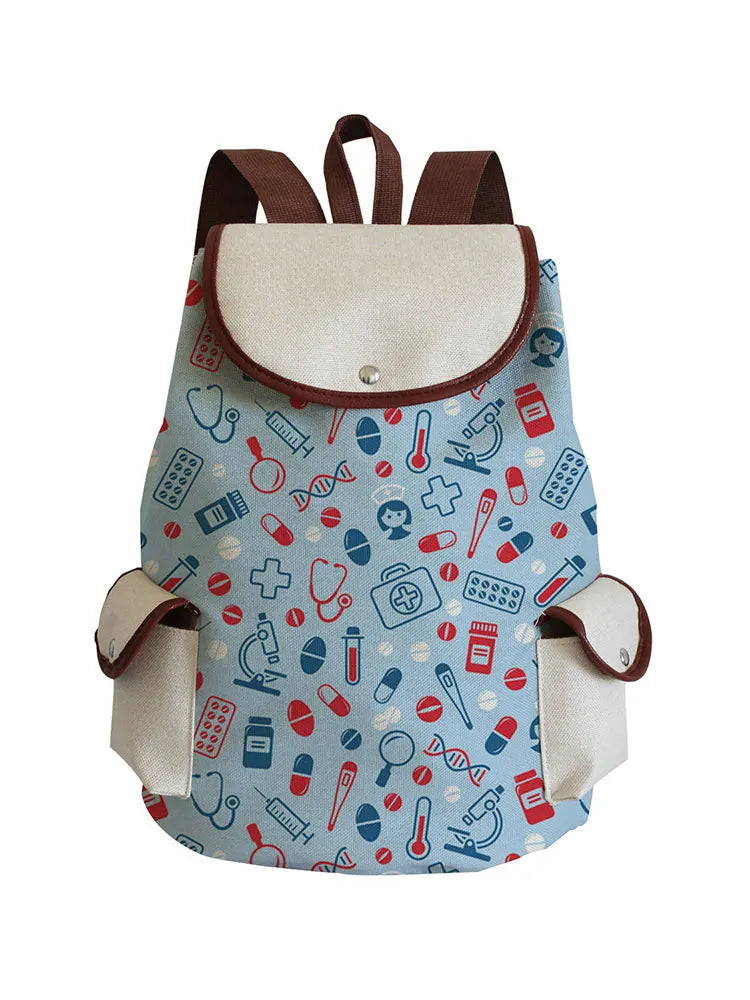 Nurse Print Laptop Backpack