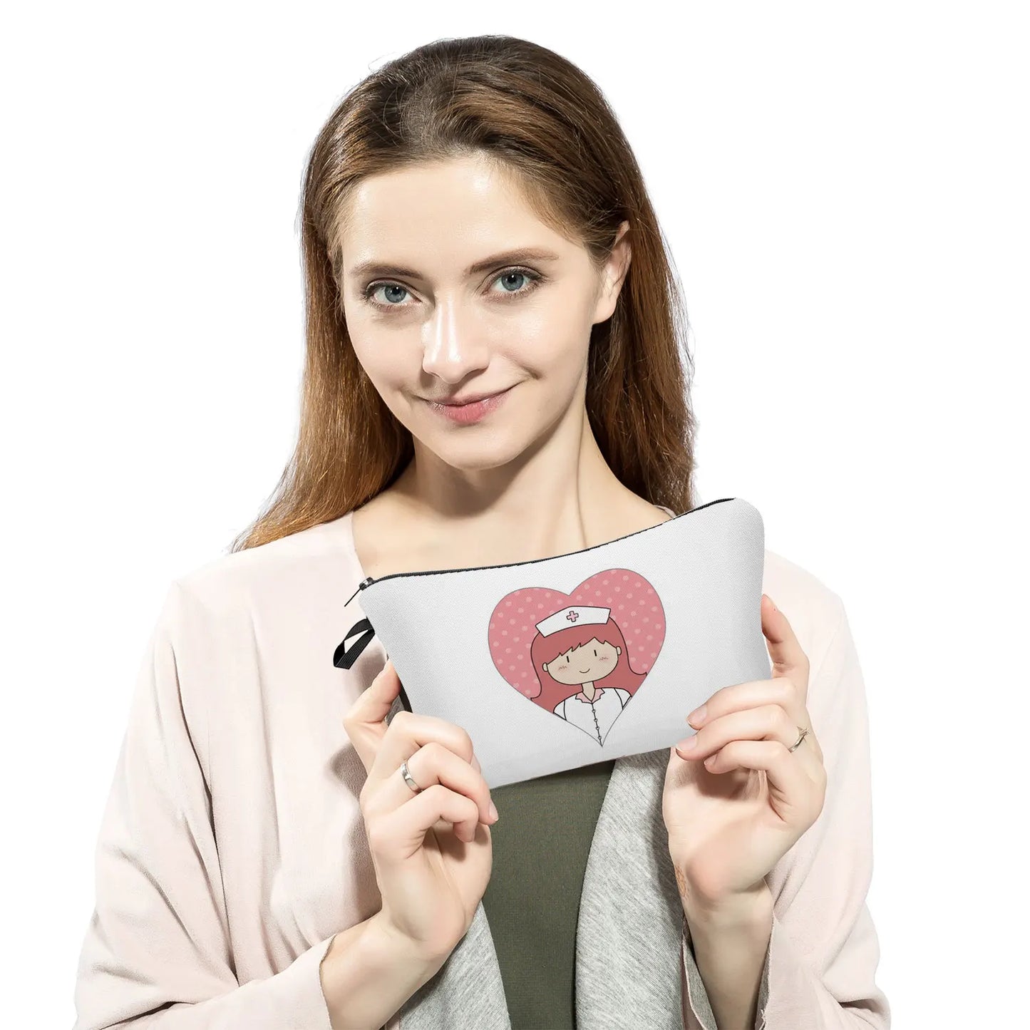 ECG Print Cosmetic Bag