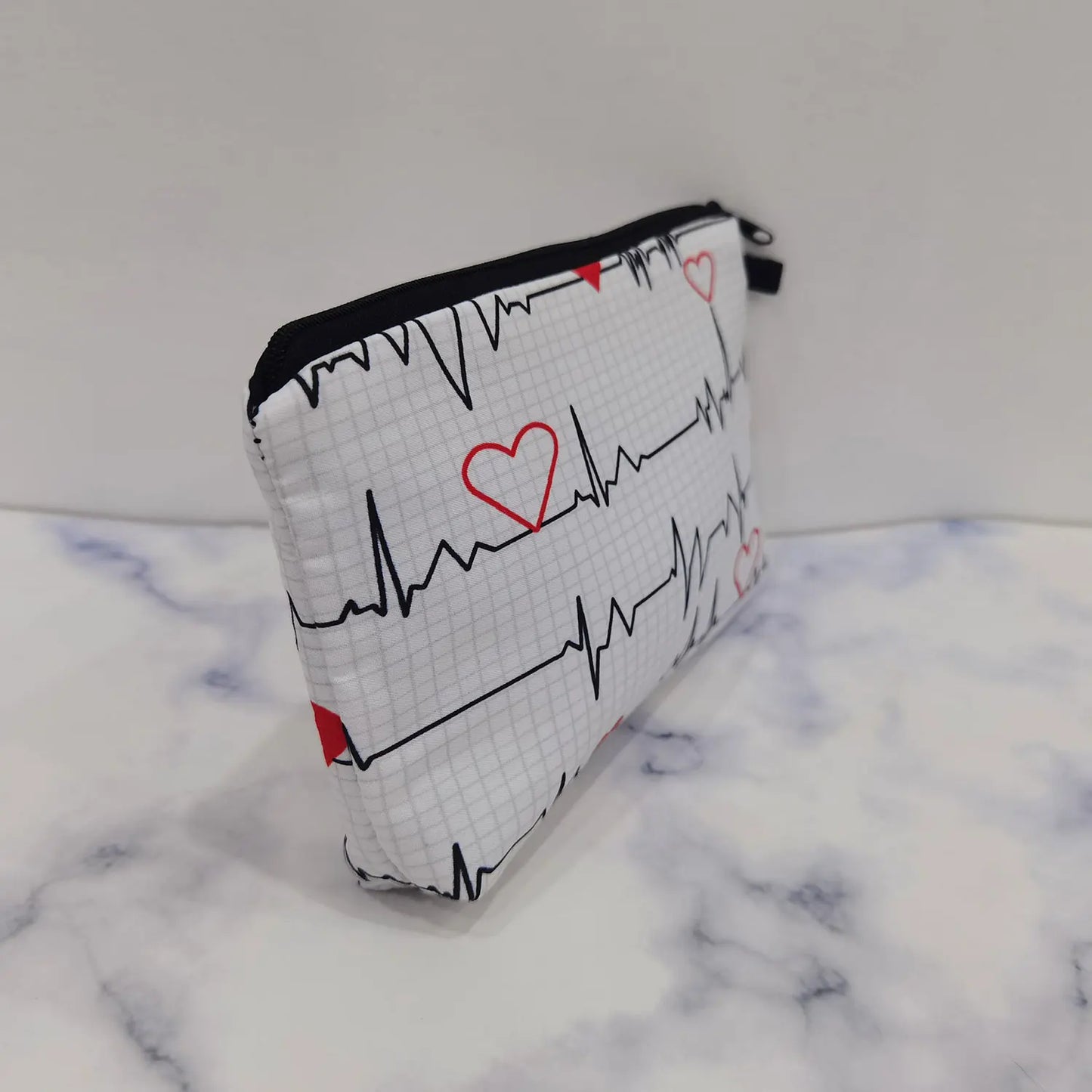 ECG Print Cosmetic Bag