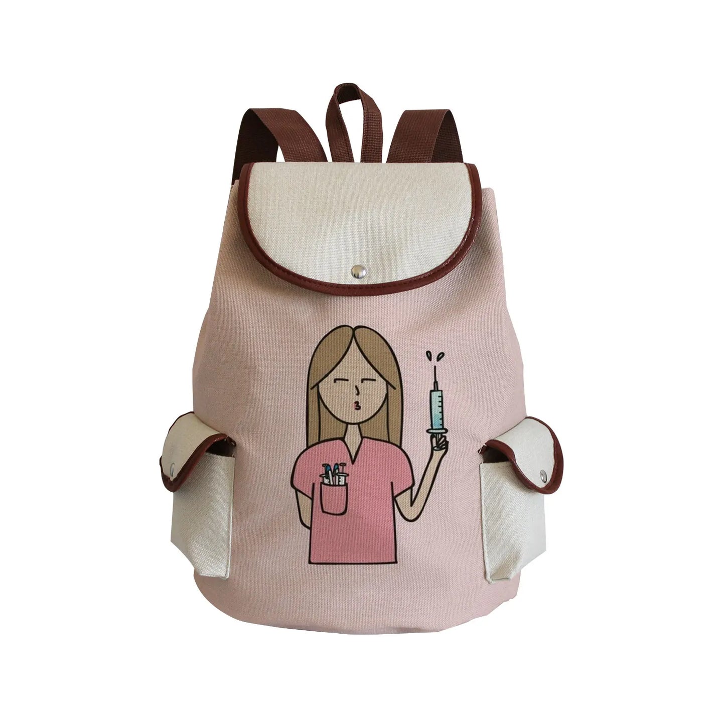 Nurse Print Laptop Backpack