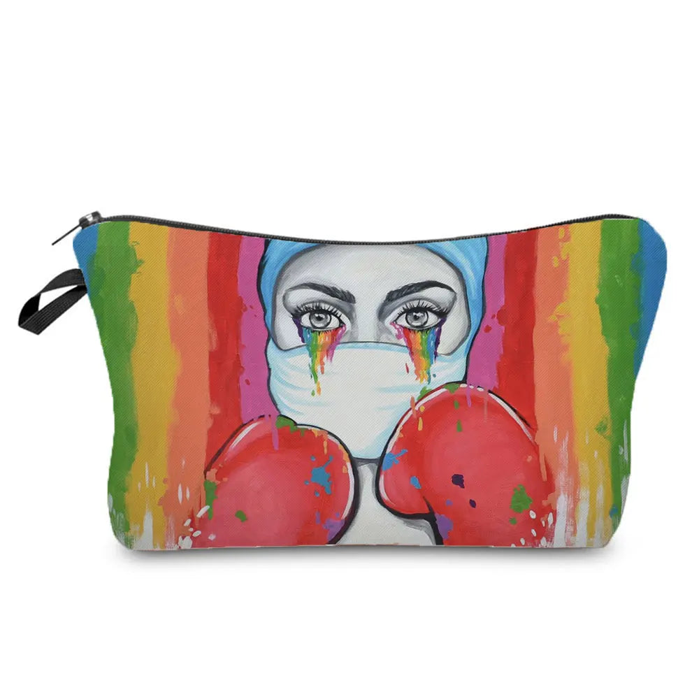 ECG Print Cosmetic Bag