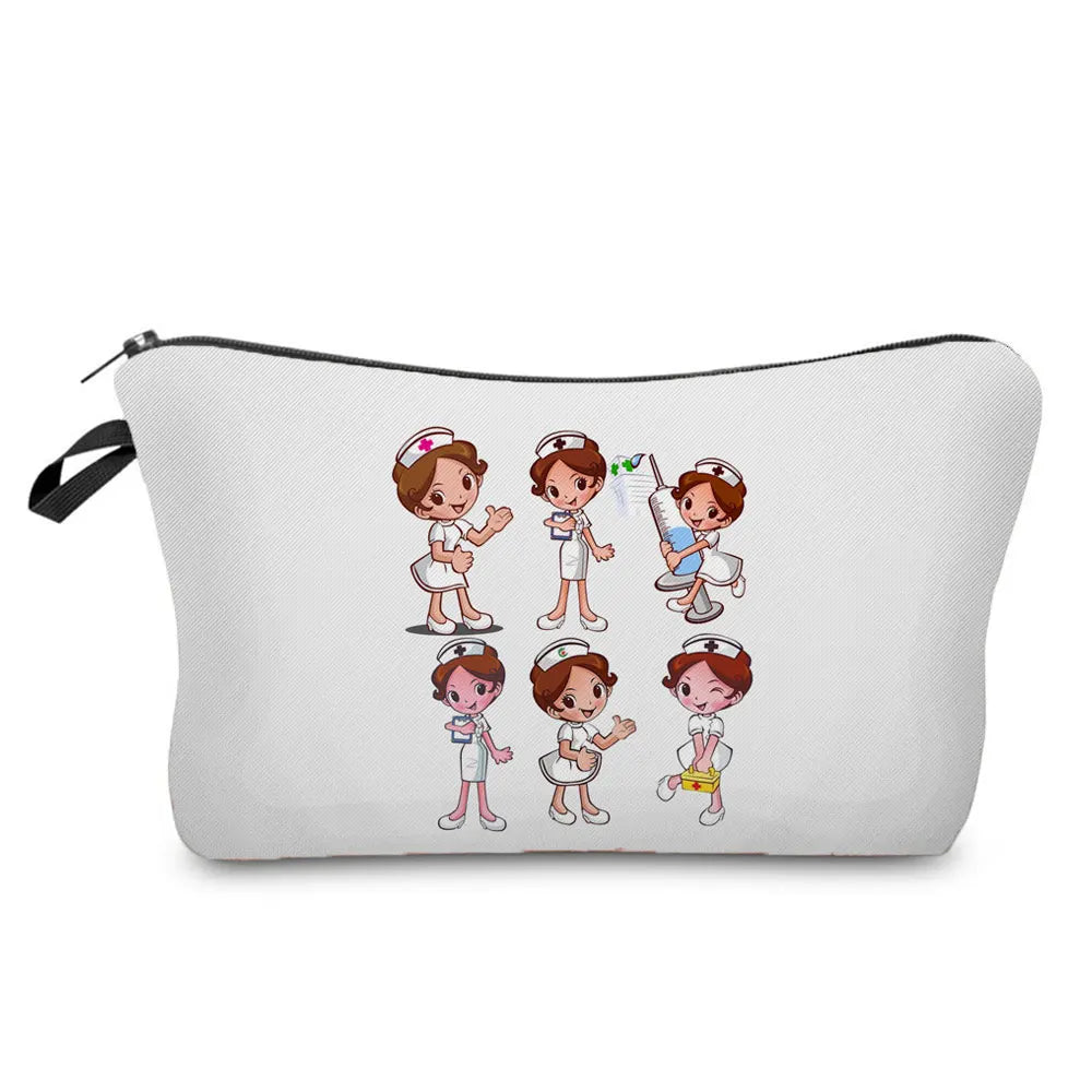 ECG Print Cosmetic Bag