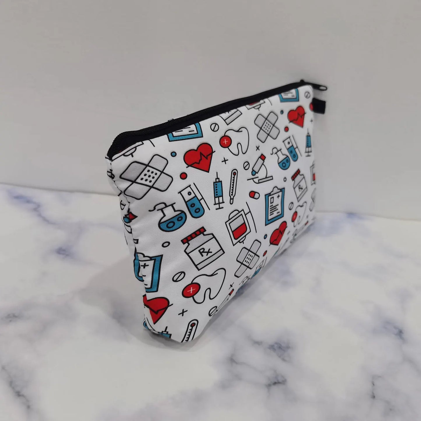 ECG Print Cosmetic Bag