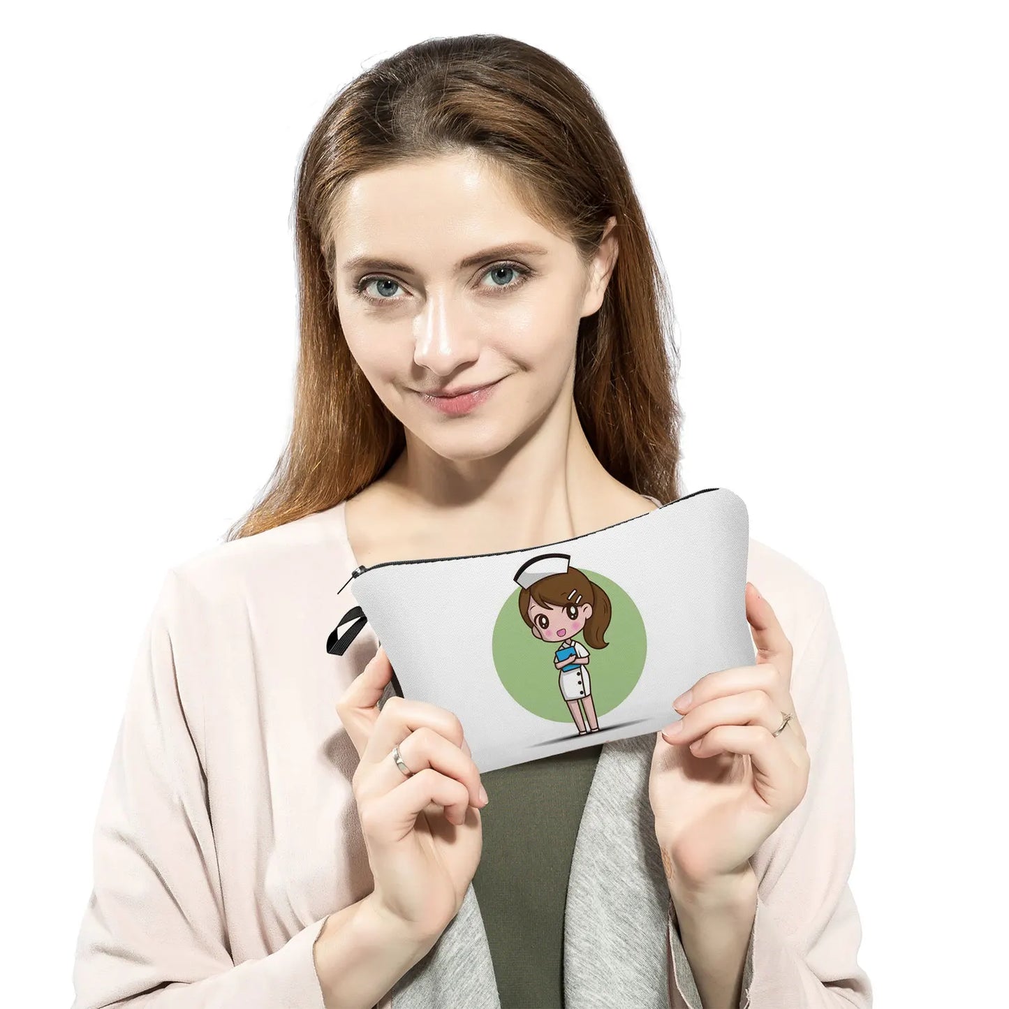 ECG Print Cosmetic Bag