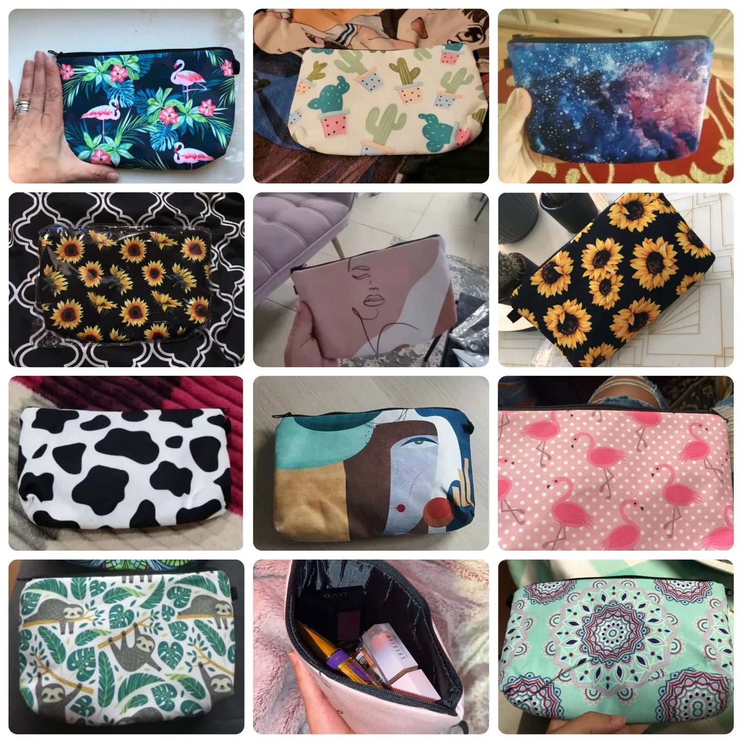 ECG Print Cosmetic Bag