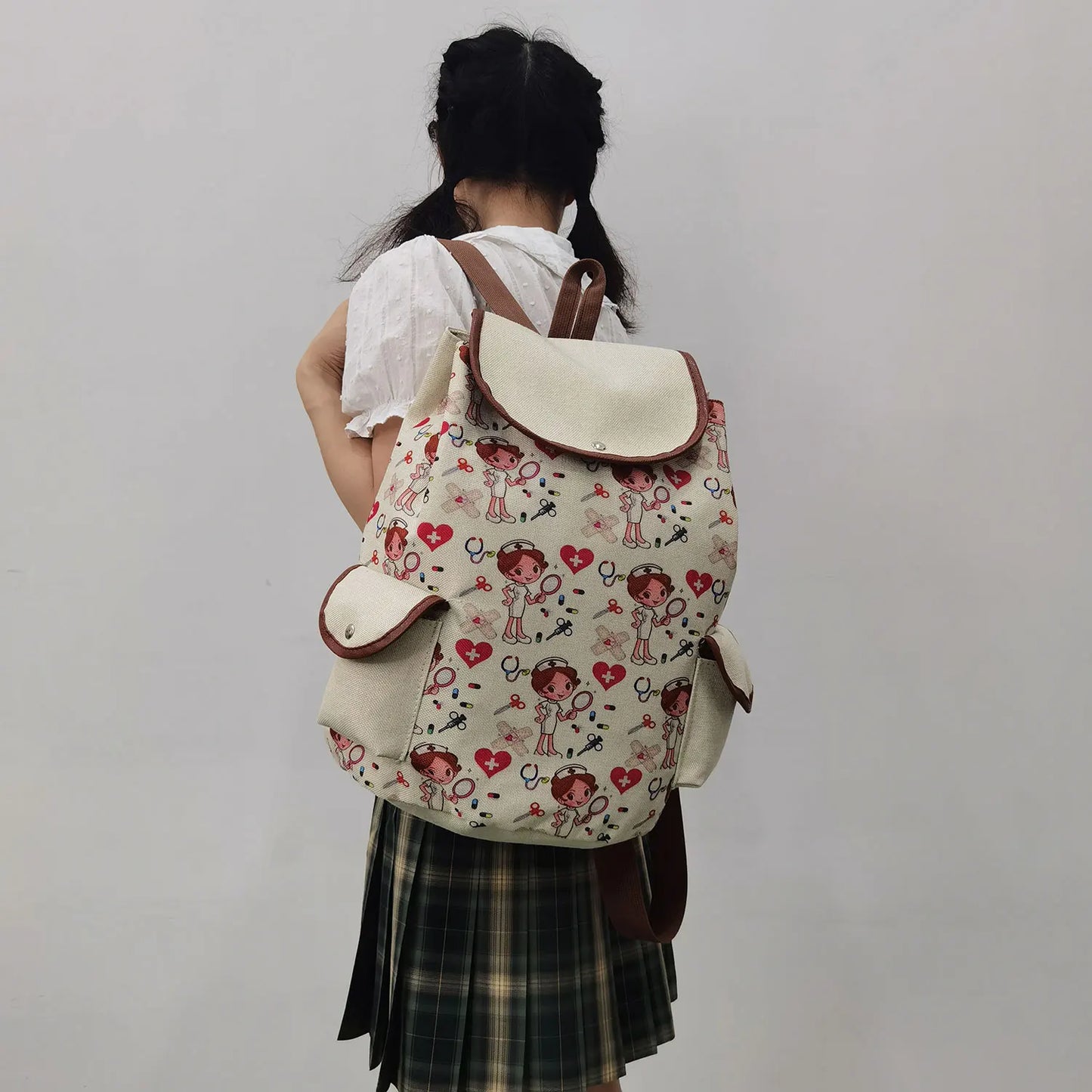 Nurse Print Laptop Backpack