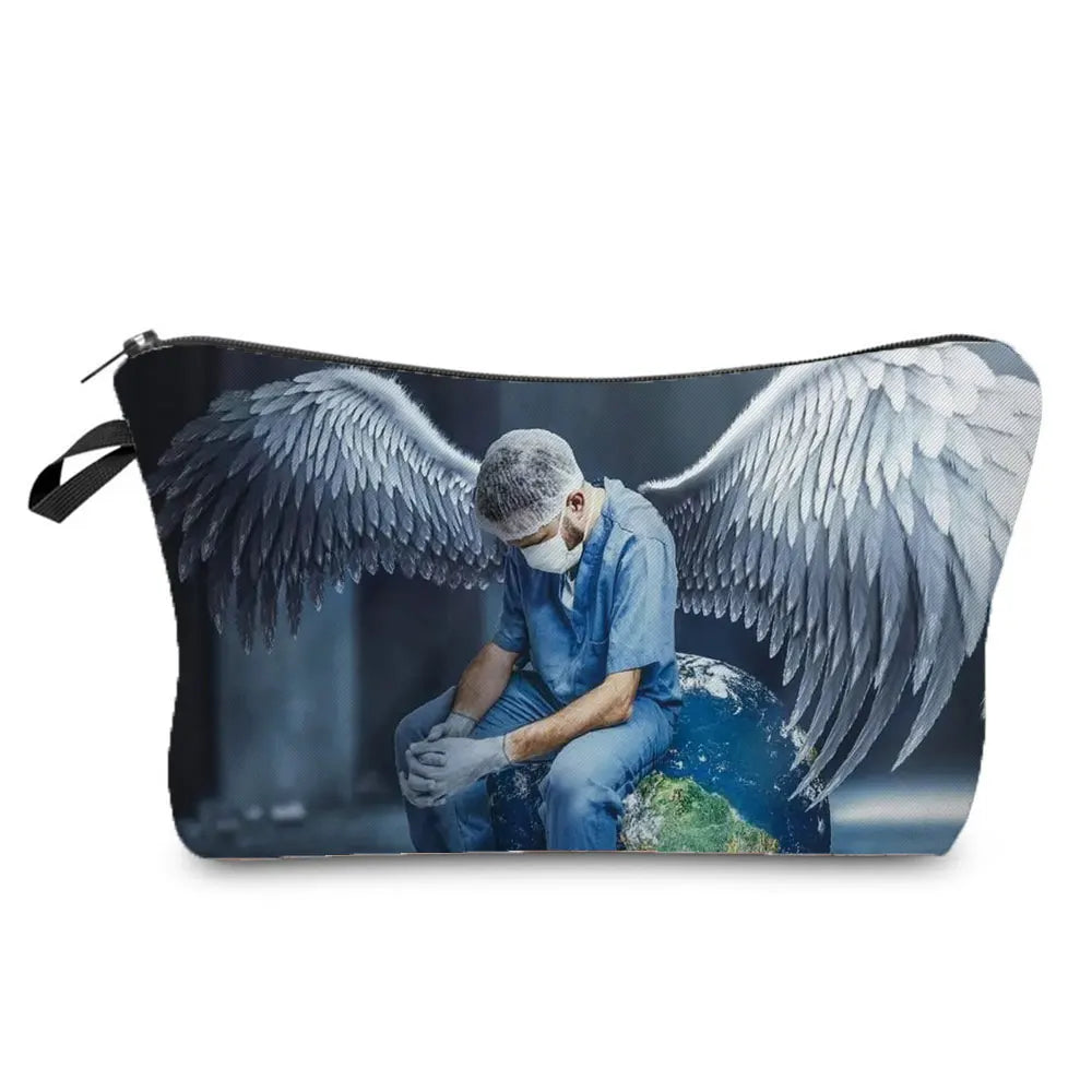 ECG Print Cosmetic Bag