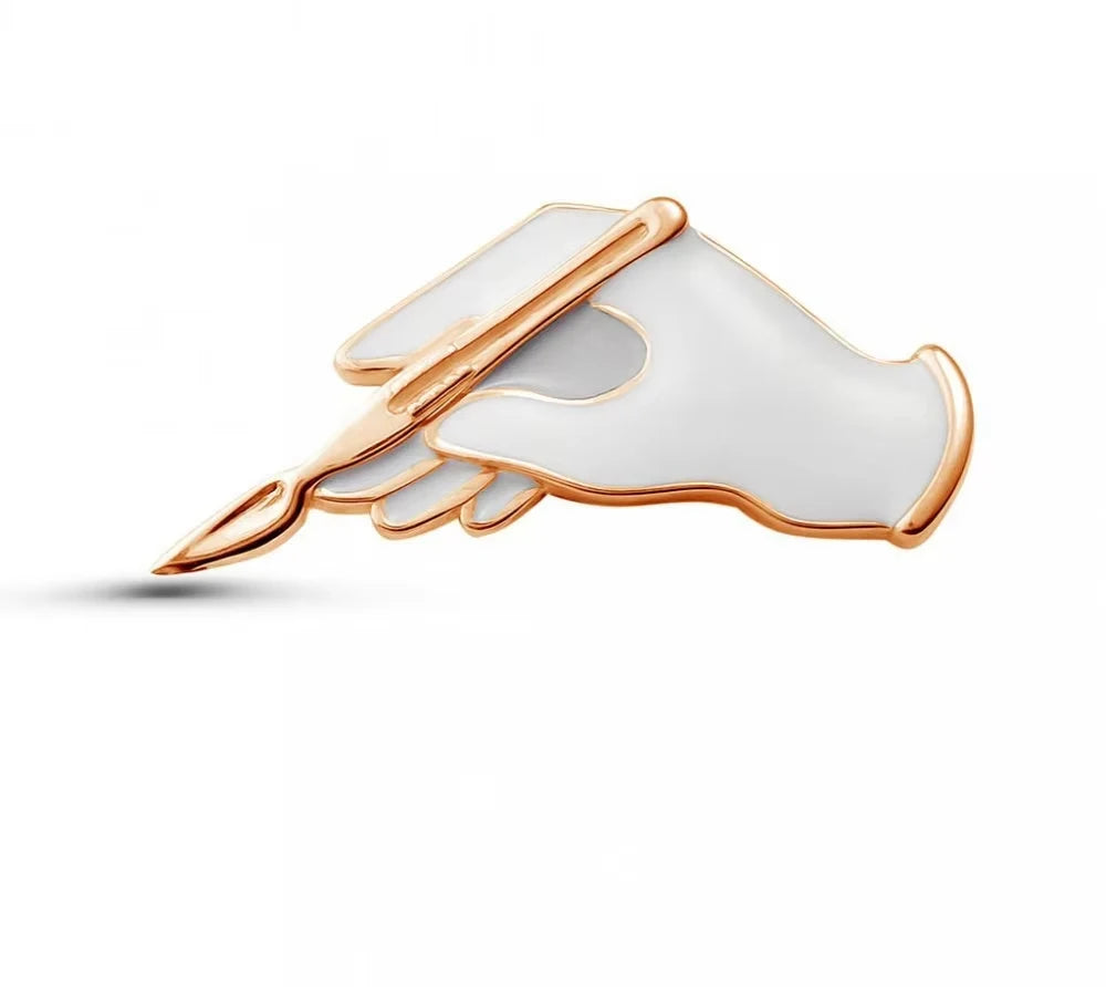 Surgical Gloves & Scalpel Brooch Pin
